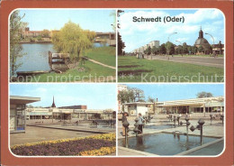 Delcampe - Schwedt Oder Leninallee Franzoesische Kirche Platz Der Befreiung - Schwedt