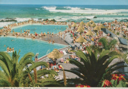 Delcampe - CARTOLINA  TENERIFE ISOLE CANARIAS SPAGNA PISCINA DE SAN TELMO CENTRO DE REUNION DEL TURISMO VIAGGIATA  Z46 - Tenerife