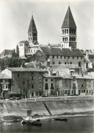 Delcampe - CPM Tournus S Et L Abbatiale St Philibert Et Le Quai Nord - Macon