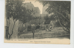 Delcampe - CORSE - CALVI - Maison De CHRISTOPHE COLOMB - Calvi