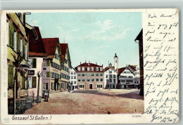 Delcampe - 9200 Gossau SG 1902 - Der Dorfplatz - 13095881 - Gossau