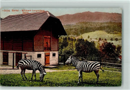 Delcampe - 3550 Langnau Im Emmental 1911 Gebrauchsspuren Wildpark Langenberg - Zebr... - 13098266 - Langnau Im Emmental