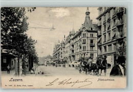 Delcampe - 6000 Luzern Lucerne 1903 - Pilatusstraße , Kutsche, Verlag Goetz 1484 AK... - 13086822 - Lucerna