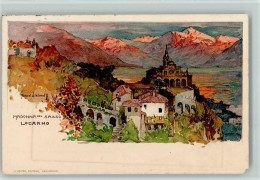 Delcampe - 6600 Locarno 1911 Gebrauchsspuren Velten Verlag Nr. 376 - Sign Wielandt ... - 13098203 - Locarno