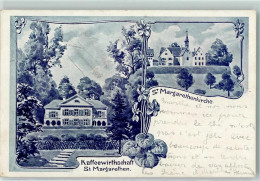 Delcampe - 4000 Basel Bâle 1904 Künstlerkarte Kaffeewirtschaft St. Margarethen St. ... - 13128442 - Basel
