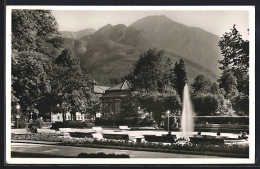 Delcampe - AK Bad Reichenhall, Blick Auf Den Kurgarten - Bad Reichenhall