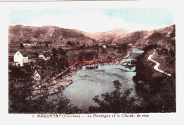 Delcampe - CPA ARGENTAT - CORREZE - LA DORDOGNE ET LE CHEMIN DE RIVE - Argentat
