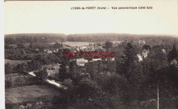 Delcampe - CPA LYONS LA FORET - EURE - VUE PANORAMIQUE - Lyons-la-Forêt
