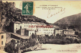 Delcampe - CPA NYONS - DROME - QUAI DE LA MALADRERIE - Nyons