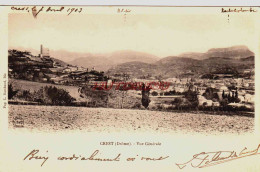 Delcampe - CPA CREST - DROME - VUE GENERALE - Crest