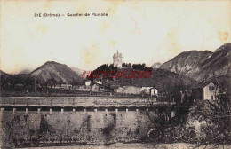 Delcampe - CPA DIE - DROME - QUARTIER DE PLUVIANE - Die