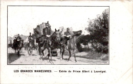 Delcampe - 1222 - LES GRANDES MANOEUVRES - Entrée Du Prince Albert à LOUVEIGNé *journal LA DERNIERE HEURE* - Manöver