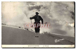 Delcampe - CPA Sports D'hiver Ski Montgenevre Le Skieur - Wintersport