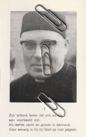 Delcampe - MAURITS MASSCHELEIN ° ZONNEBEKE 1910 LERAAR POPERINGE ONDERPASTOOR WOESTEN WATOU PASTOOR BEVEREN IJZER + POPERINGE 1992 - Andachtsbilder