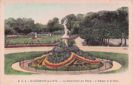 Delcampe - 78 SAINT GERMAIN EN LAYE LE ROND POINT DES ROSES L AMOUR ET LA FOLIE - St. Germain En Laye