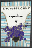 Delcampe - 1  ETIQUETTE  DE  PARFUM  Des  Années  1900    Superbe - Etiquettes