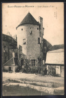 Delcampe - CPA Saint-Pierre-le-Moutier, Tour Jeanne D`Arc - Saint Pierre Le Moutier