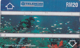 Delcampe - MALAYSIA(L&G) - Underwater, CN : 501E, Used - Malaysia