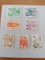 Delcampe - Sellos Cuba 1982, Exportaciones Cubanas, Edifil 2801, 2803/2805, 2808/2810 - Usati