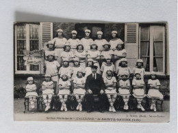 Delcampe - SAINTE -SAVINE SECTION FÉMININE " L'ALLIANCE" PHOTO J. SAVARY EUGÈNE RIEBER - Troyes