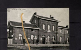 Delcampe - PHOTO VICHTE ANZEGEM WEST VLAANDEREN GARE STATIE STATION REPRO - Anzegem