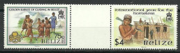 Delcampe - Belize 1987 Mi 965+972 MNH (ZS1 BLZgut965+972) - Neufs