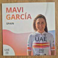Delcampe - Card Mavi Garcia - Team UAE-ADQ - 2023 - NATIONAL CHAMPION - Women - Cycling - Cyclisme - Ciclismo - Wielrennen - Radsport