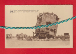 Delcampe - Ypres, Ieper, Route De Furnes Et Le Chateau D'Eau - Ieper