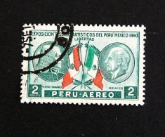 Delcampe - PEROU PERU YT P.A. POSTE AERIENNE 173 OBLITERE - EXPOSITION TRESORS ARTISTIQUES TUPAC AMARU ET MIGUEL HIDALGO - Peru