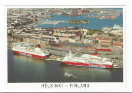 Delcampe - Cruise Liners M/S MARIELLA And M/S ISABELLA In The Port Of Helsinki - VIKING LINE Shipping Company - - Ferries