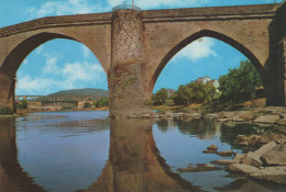 Delcampe - CARTOLINA  ORENSE,GALICIA,SPAGNA-PUENTE VIEJO SOBRE EL RIO MINO-VIAGGIATA 1981 - Orense