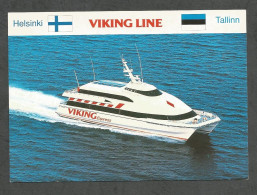 Delcampe - Passenger Catamaran M/S VIKING EXPRESS II - VIKING LINE Shipping Company - - Other & Unclassified