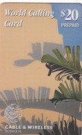 Delcampe - BERMUDA ISL. - Bermuda Architecture/Buttery, C & W Prepaid Card $20, Used - Bermuda