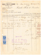 Delcampe - Fattura Ponzone Lanificio Fratelli Ferla Di Secondino 1931 QXD4046 - Biella