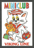 Delcampe - VIKING MINI CLUB For Children - VIKING LINE Shipping Company Marketing Card - - Other & Unclassified