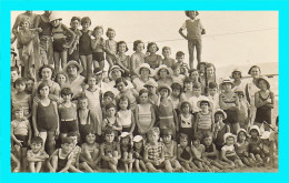 Delcampe - A952 / 481 Carte Photo ! Groupe D'enfants En Maillot De Bains - Bord De Mer ( Enfant ) - Fotografie