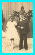 Delcampe - A952 / 743 Carte Photo ! Enfant Garcon Et Fillette - Fotografie