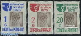 Delcampe - Paraguay 1976 Int. Woman Year 3v, Mint NH, History - Various - Women - Int. Women's Year 1975 - Non Classés