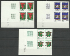 Delcampe - Ivory Coast 1969 Mi 348-350B MNH (ZS5 IVCmarvie348-350B) - Elefanten