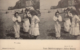 Delcampe - Cpa Vues Stéréoscopiques Julien DAMOY , Série N°10 , 7 , Le Bain  (L70-31529) - Estereoscópicas