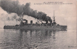 Delcampe - 331-MARINE MILITAIRE. Le Cuirassé « J.-Michelet En Ordre De Marche En Escadre. - Krieg