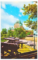 Delcampe - CPSM / CPM 9 X 14 Canada Québec QUEBEC (2) Château Frontenac Rue Des Remparts Canon - Québec - La Cité