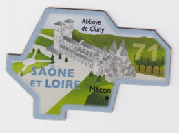 Delcampe - Magnet Le Gaulois 71 Saône Et Loire - Départements Français - Reklame