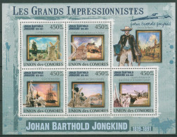 Delcampe - Komoren 2009 Impressionismus Gemälde Von Jongkind 2545/49 K Postfrisch (C41484) - Comoros