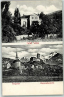 Delcampe - 7320 Sargans - Hotel Thoma Schloss Mit Gonzen - 13256010 - Sargans