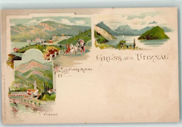 Delcampe - 6354 Vitznau Lithographie Flora Alpina - 13223567 - Vitznau