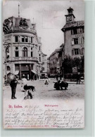 Delcampe - 9000 St. Gallen S. Gallo 1901 - Multergasse - 13218391 - St. Gallen