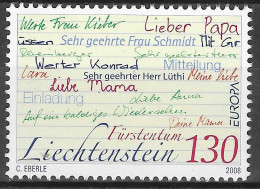 Delcampe - LIECHTENSTEIN N°1411** (europa 2008) - COTE 3.00 € - 2008