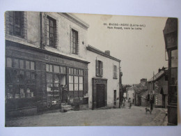 Delcampe - Cpa...Basse-indre...(loire-inf)...rue Rouet , Vers La Loire...1948...animée...(commerces. épicerie-mercerie . Boucherie) - Basse-Indre