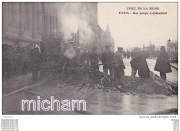 Delcampe - CPA 75  PARIS  8 Em   CRUE  DE LA  SEINE  UNE POMPE  D'EPUISEMENT RUE  DE ROME      TB ETAT - Paris (08)